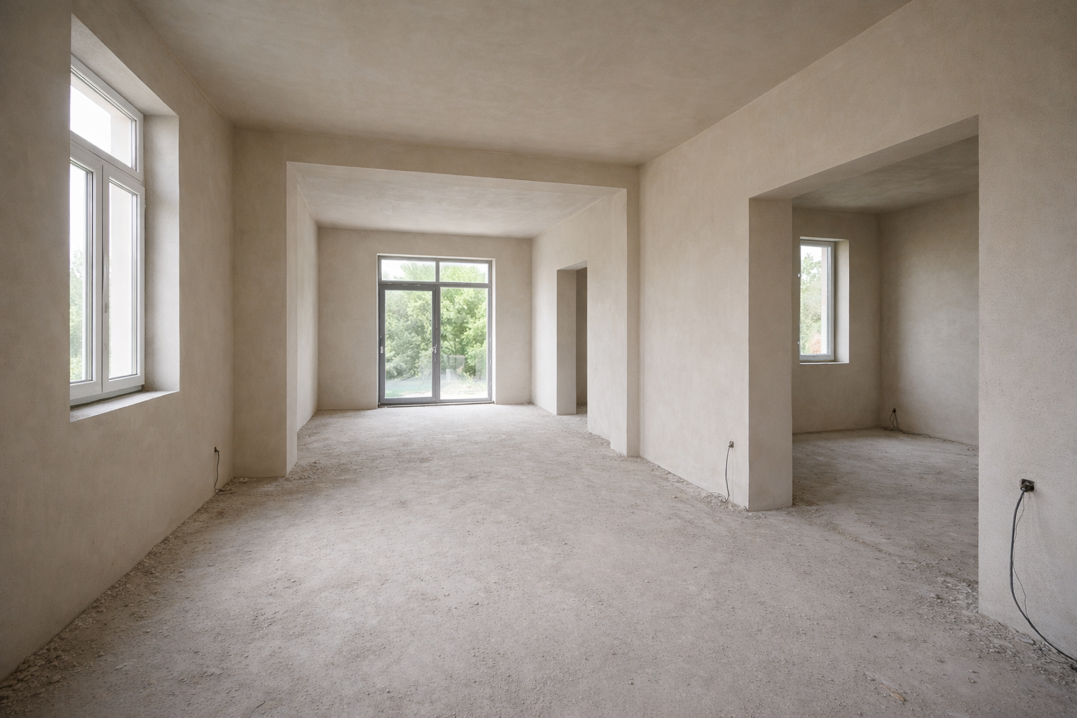 После штукатурка